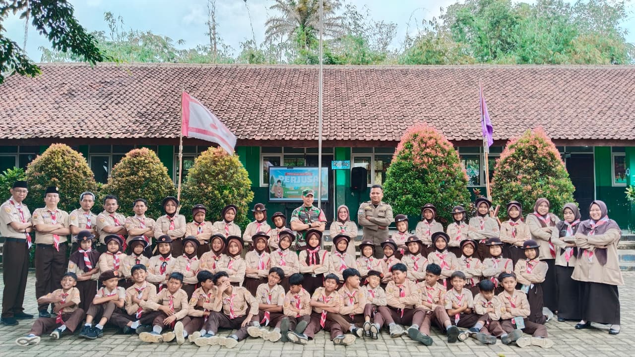 Ketua Kwarran Leuwisadeng Buka Secara Resmi PERJUSA Gudep SDN Cigarung Tahun 2026