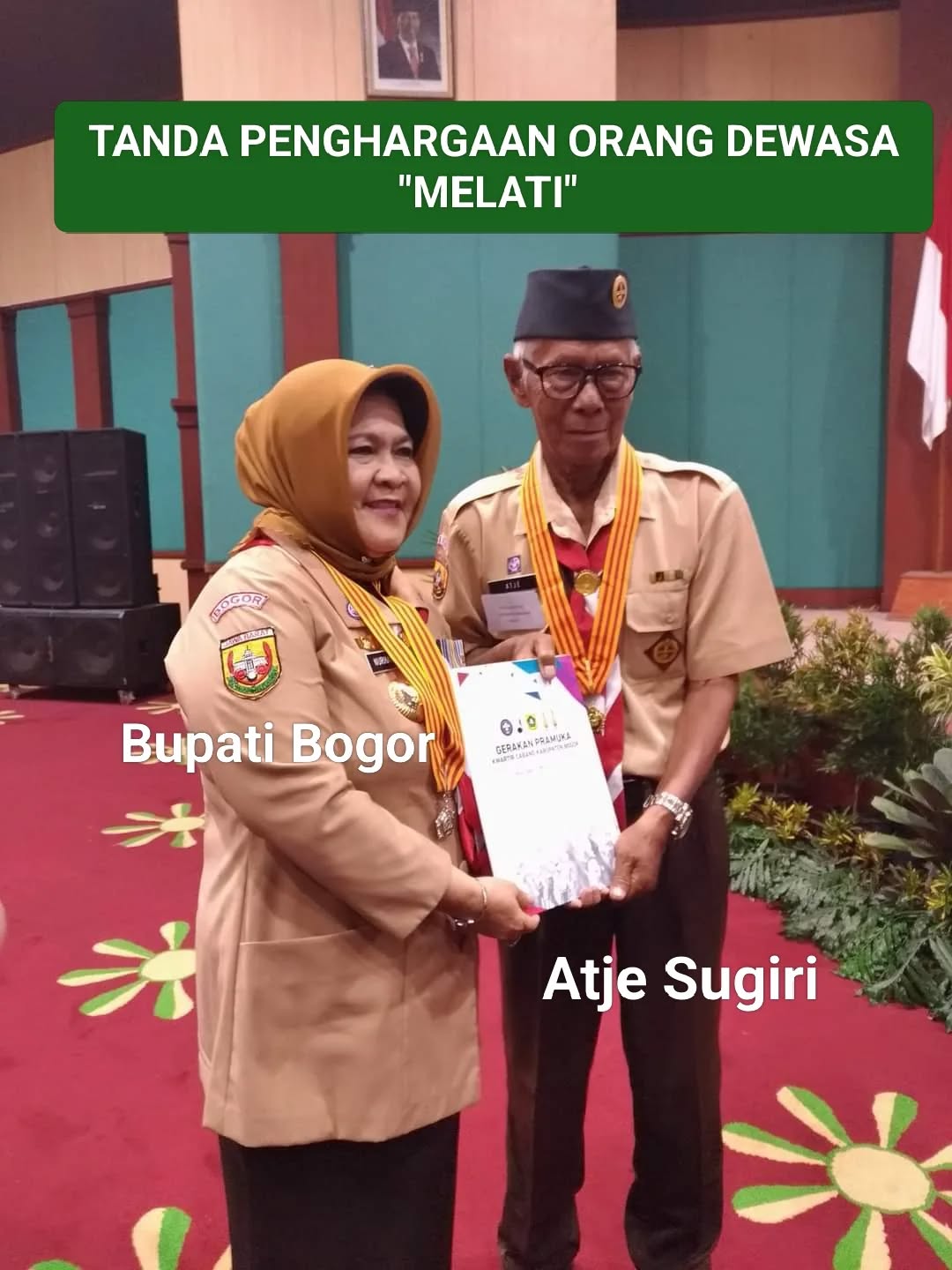 Tokoh Pramuka Rumpin Kak Atje Sugiri Berpulang, Keluarga Besar Kwarran Rumpin Berduka