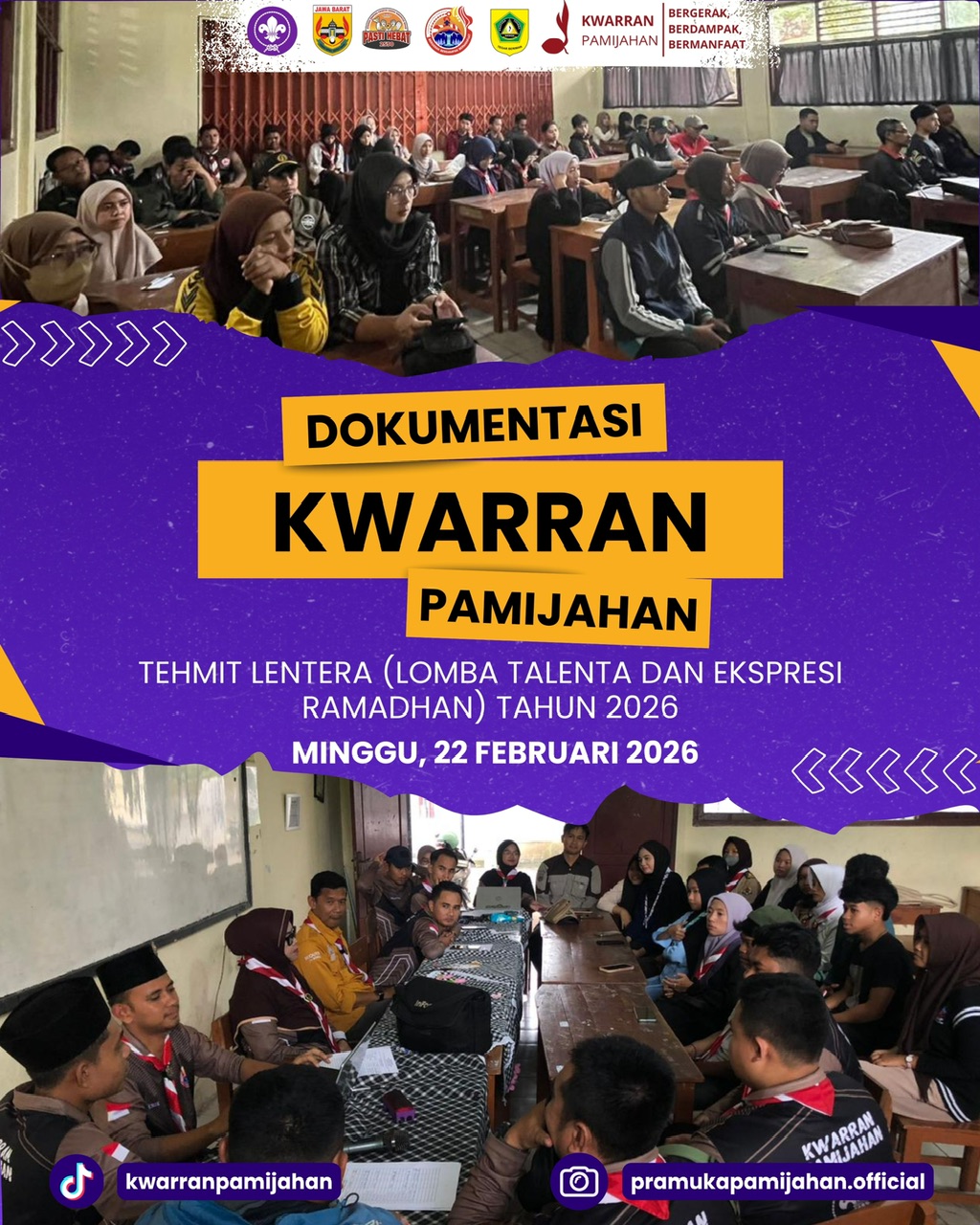 🔥 LENTERA 2026 Meledak! Pramuka Se-Pamijahan Tunjukkan Talenta Islami Terbaiknya