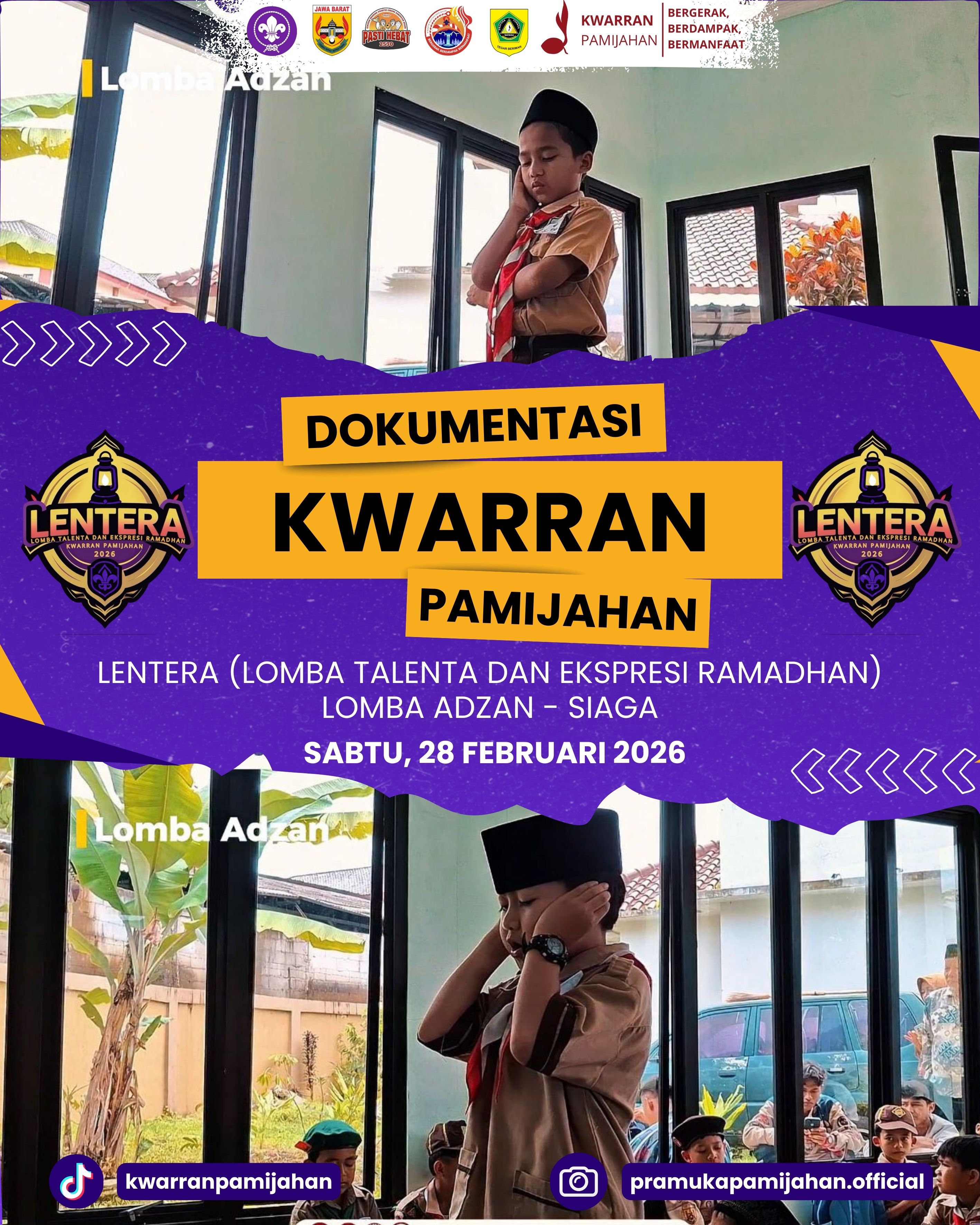 🔥 Suara Lantang Penuh Makna! Lomba Adzan Siaga Meriahkan LENTERA 2026 🔥