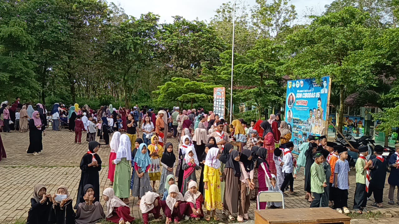 Semangat Berbagi Ramadhan, Gudep 07.087 & 08.088 SDN Cibodas 05 Gelar Babasaan di Rumpin