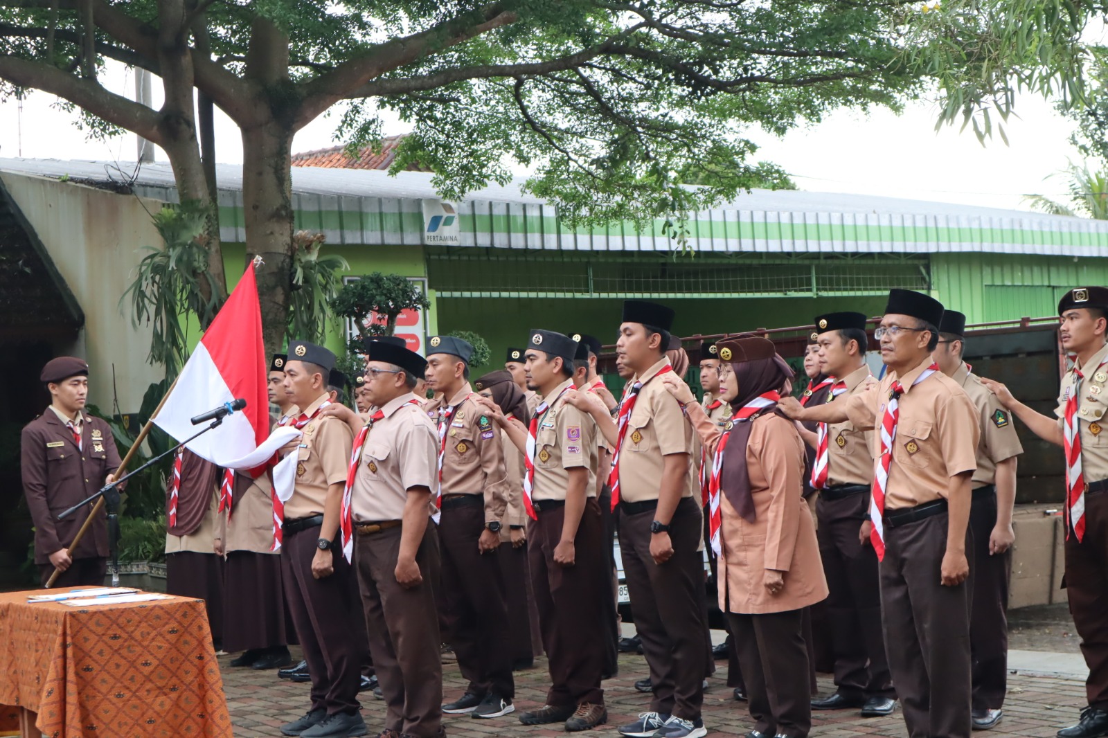 Pengurus Kwartir Ranting Ciawi dan LPK Kwarran Ciawi Masa Bakti 2026–2029 Resmi Dilantik di Pendopo Pakwan Mandala Pajajaran