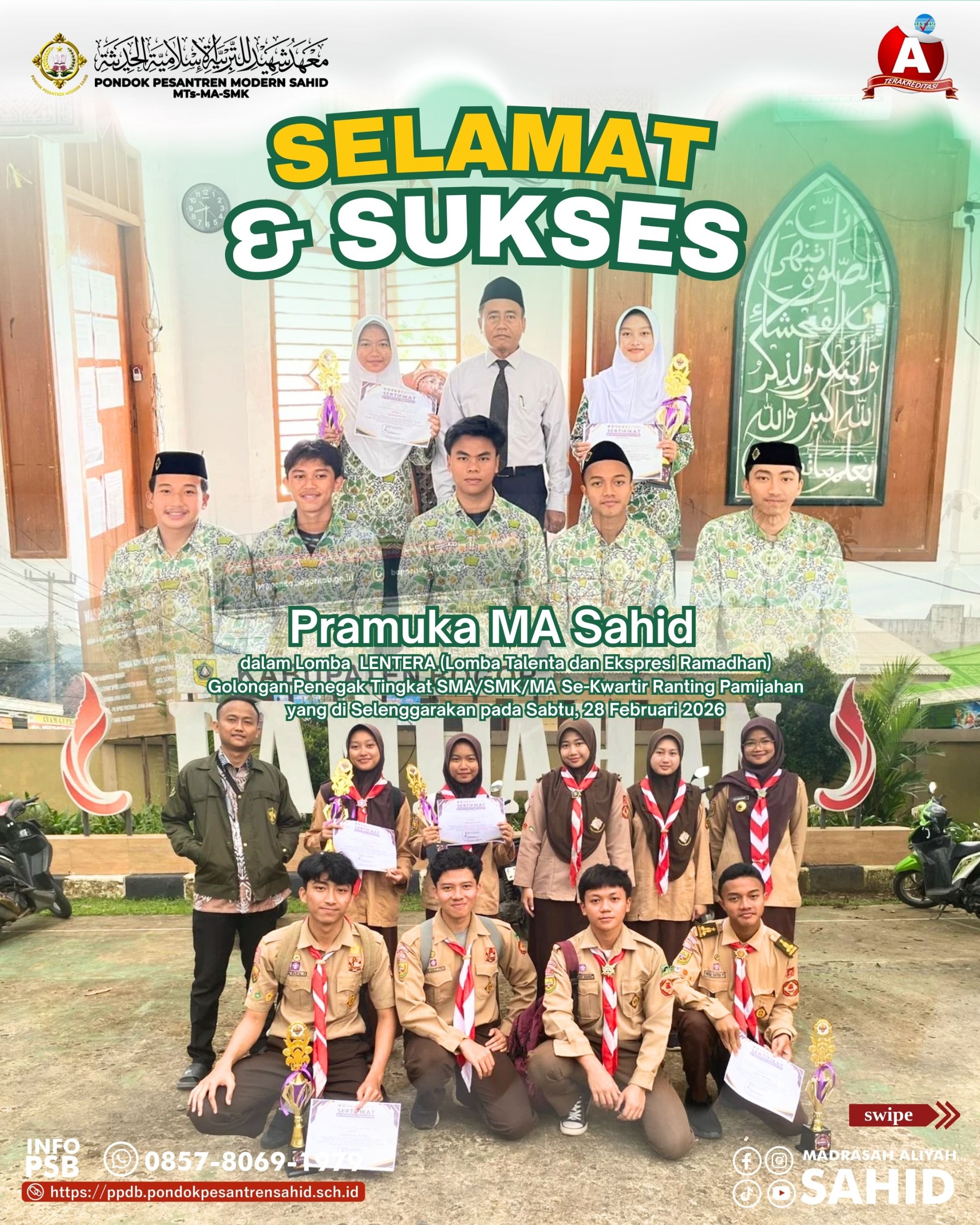 BORONG JUARA LENTERA 2026! MA Sahid Bersinar di Senin Berprestasi ⚜️🏆