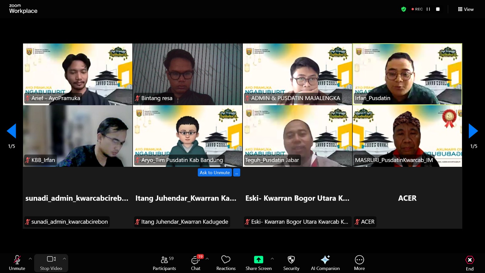 Ngabuburit Ayo Pramuka Season 2: Peserta Praktik Langsung Pengelolaan TPGP Secara Digital