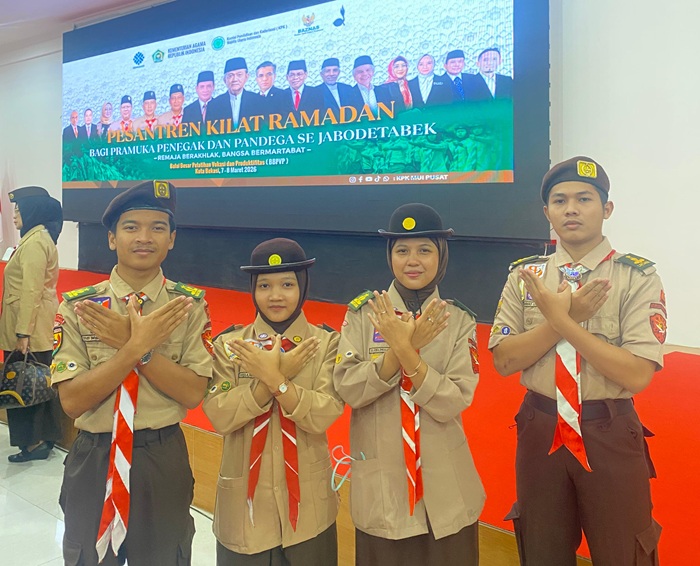 Pramuka SMK Bina Teknika Cileungsi Ikuti Pesantren Kilat Penegak dan Pandega se-Jabodetabek