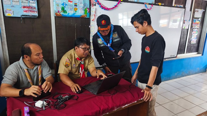 Kwarran Cileungsi Adakan Pendampingan Pengajuan TPOD Melalui aplikasi AyoPramuka