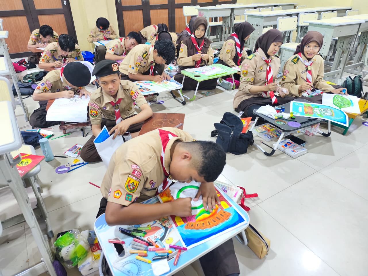 Perkuat Ukhuwah di Bulan Suci, Sanggar Bakti SMK Bina Teknika Cileungsi Sukses Mengikuti Lomba Festival Ramadan Ceria