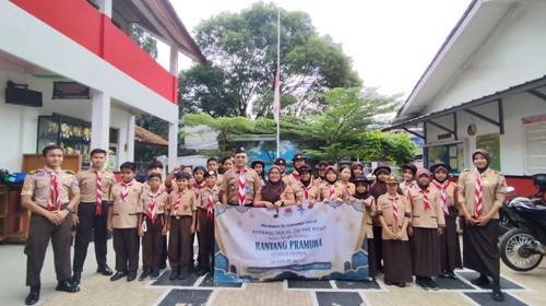 Kompak, Pramuka SD Negeri Cileungsi 01 Adakan Giat Rantang Pramuka di Bulan Ramadhan