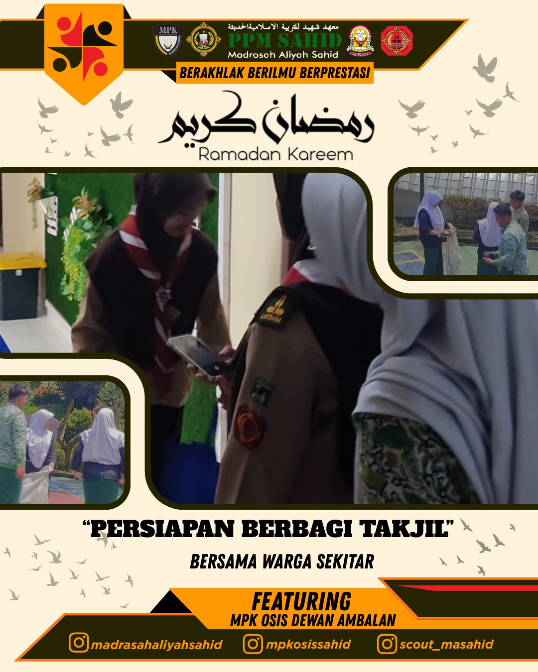 🌙 Pramuka MA Sahid Bersiap Berbagi Takjil untuk Warga Sekitar ⚜️