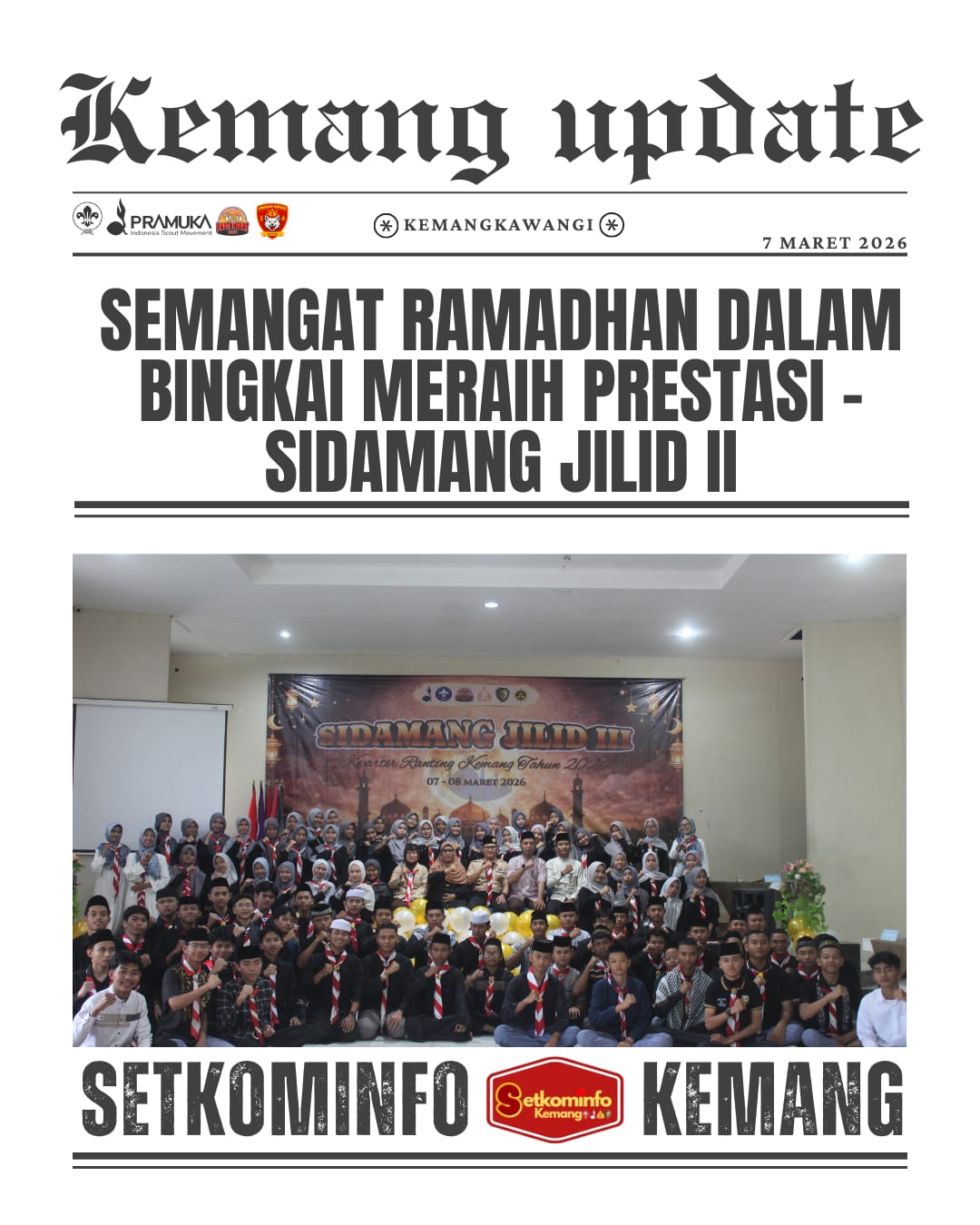 Semangat Ramadhan Dalam Bingkai Meraih Prestasi - Sidamang Jilid III