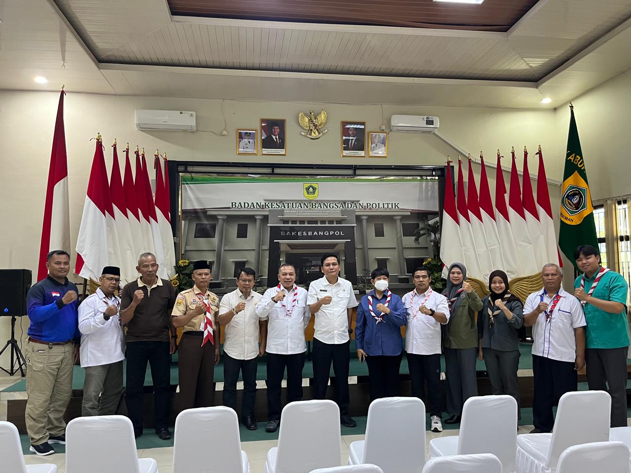 Kwarcab Pramuka Kabupaten Bogor Audiensi dengan Kesbangpol, Paparkan Program Strategis “Pasti Hebat 2530” dan Pramuka Next Level
