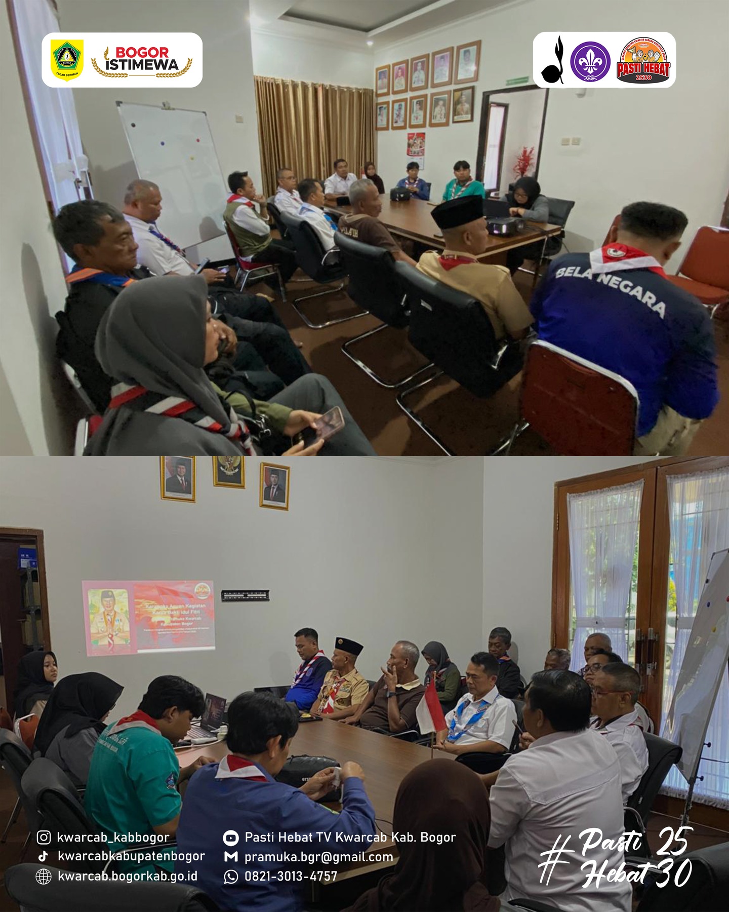 Kwarcab Kabupaten Bogor Gelar Rakor Abdimas Bahas Persiapan Karya Bakti Lebaran 2026