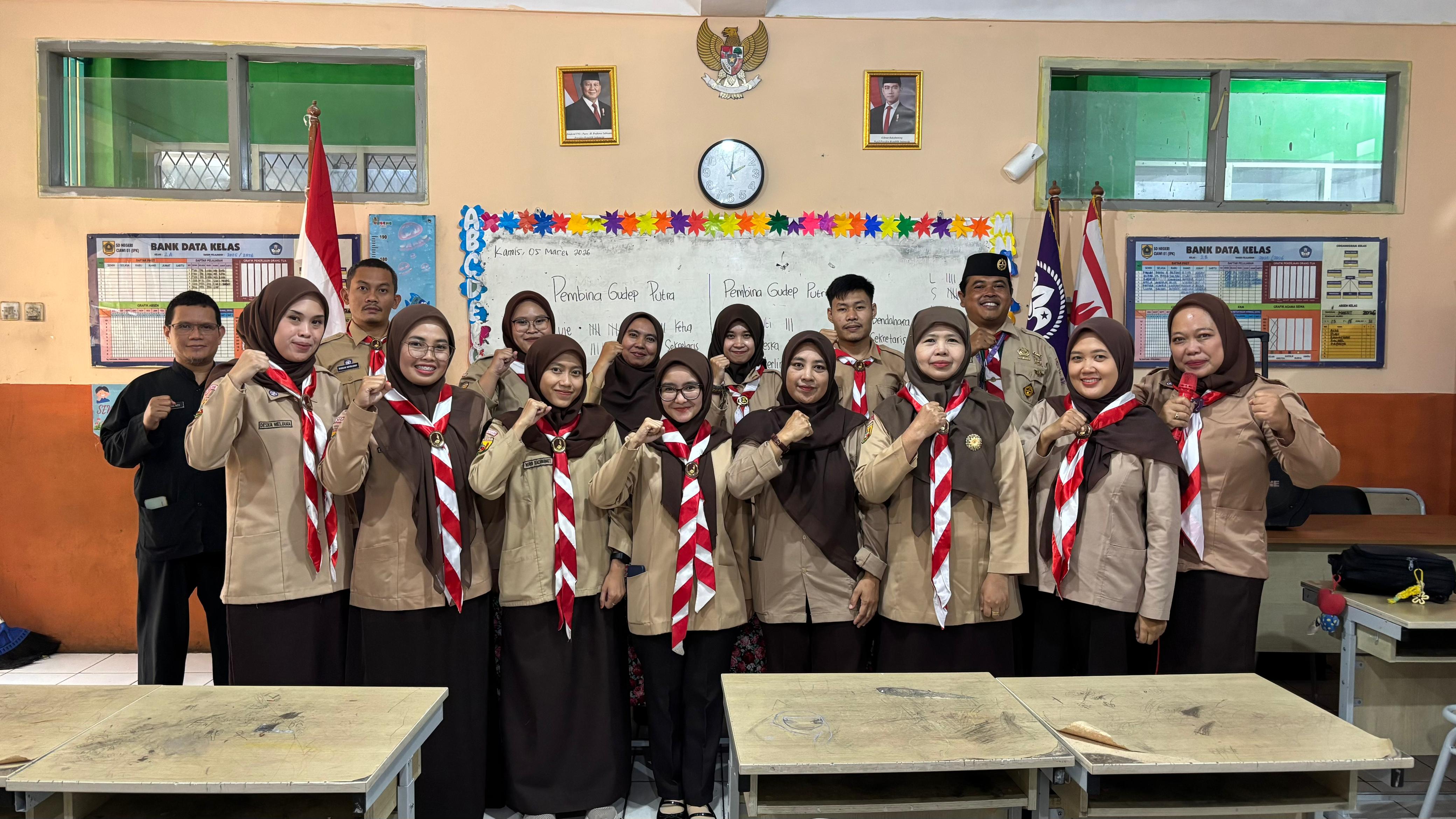 Gudep SDN Ciawi 01 Bogor Gelar Musyawarah Gugusdepan, Kak Ujang Solahudin dan Kak Nurherliani Novianti Terpilih Pimpin Gudep Dua Tahun ke Depan