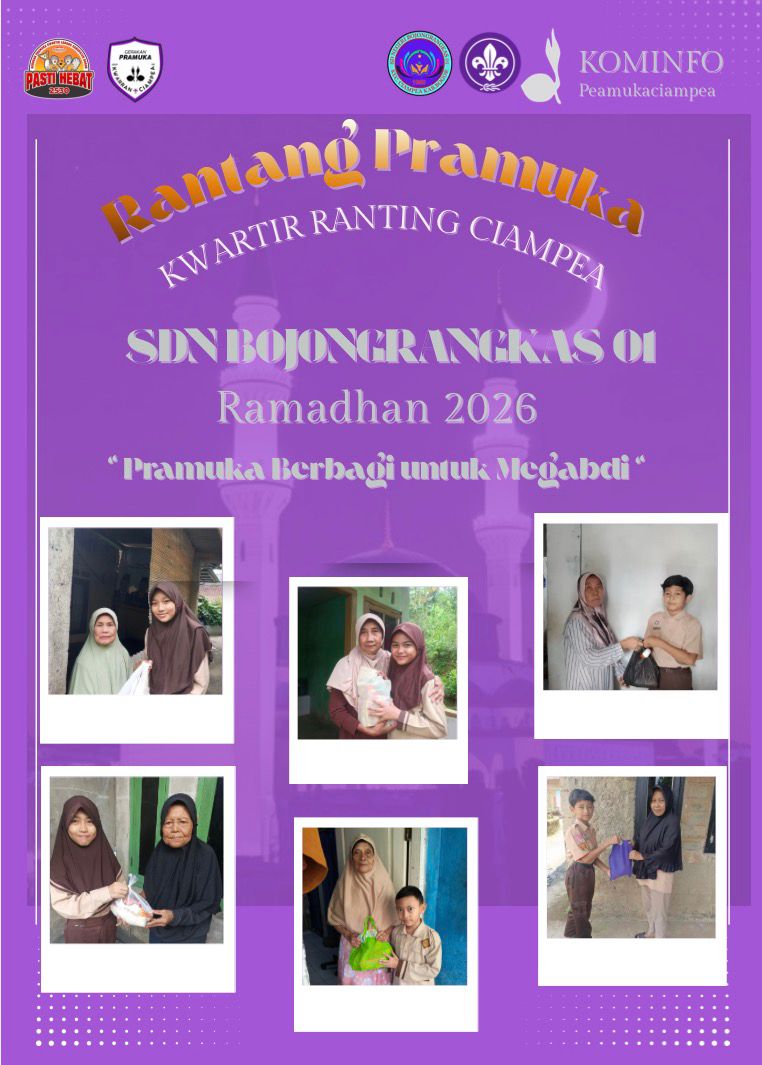 Pramuka SDN Bojong Rangkas 01 Gelar “Rantang Pramuka 2026”, Berbagi Sembako dan Takjil untuk Warga di Bulan Ramadan