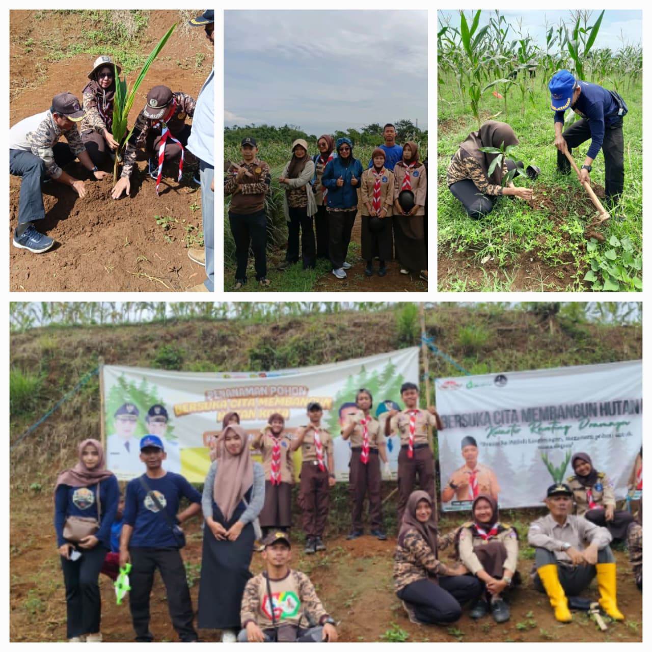 Langkah Kecil Berdampak Besar : Kwarran Dramaga Kembali Menanam di Hutan Kota