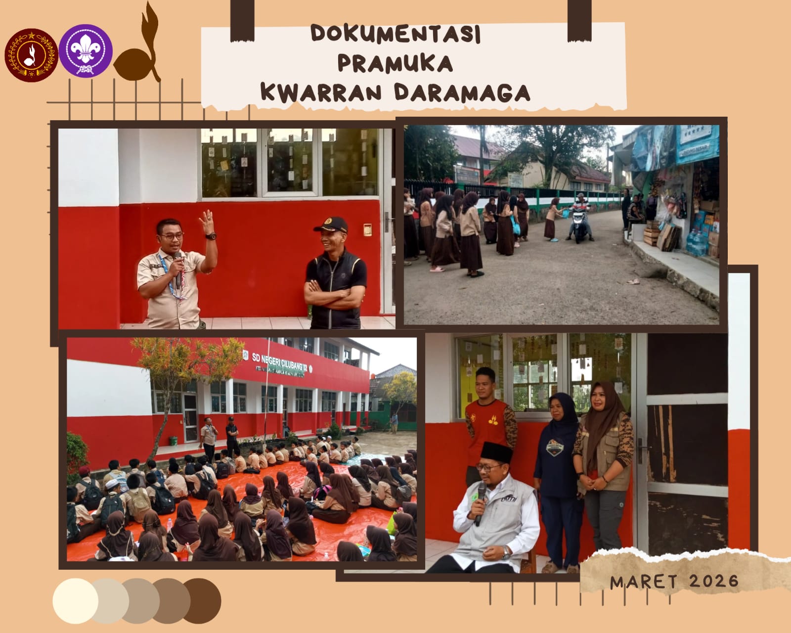 Indahnya Kebersamaan, Pramuka SDN Cilubang 02 Berbagi Takjil dan Buka Puasa Bersama