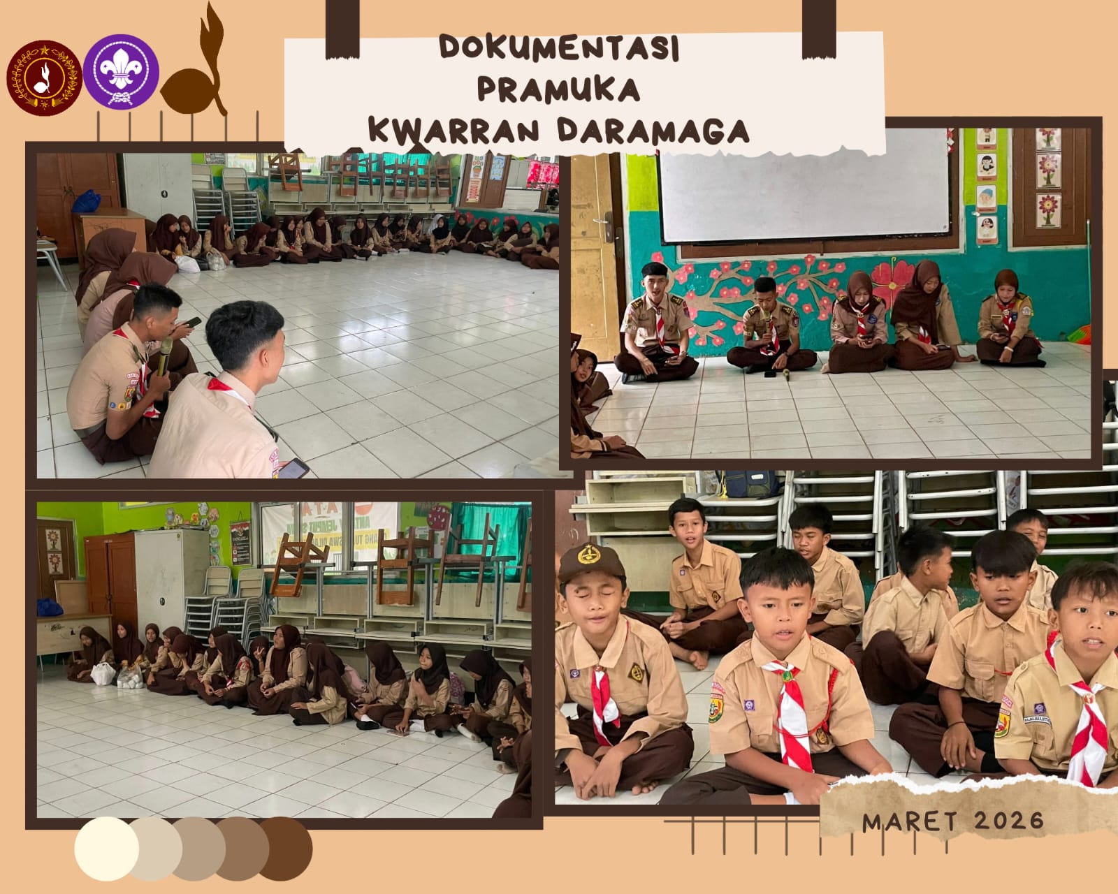 Tumbuhkan Jiwa Sosial, Pramuka SDN Neglasari 05 Gelar Buka Bersama