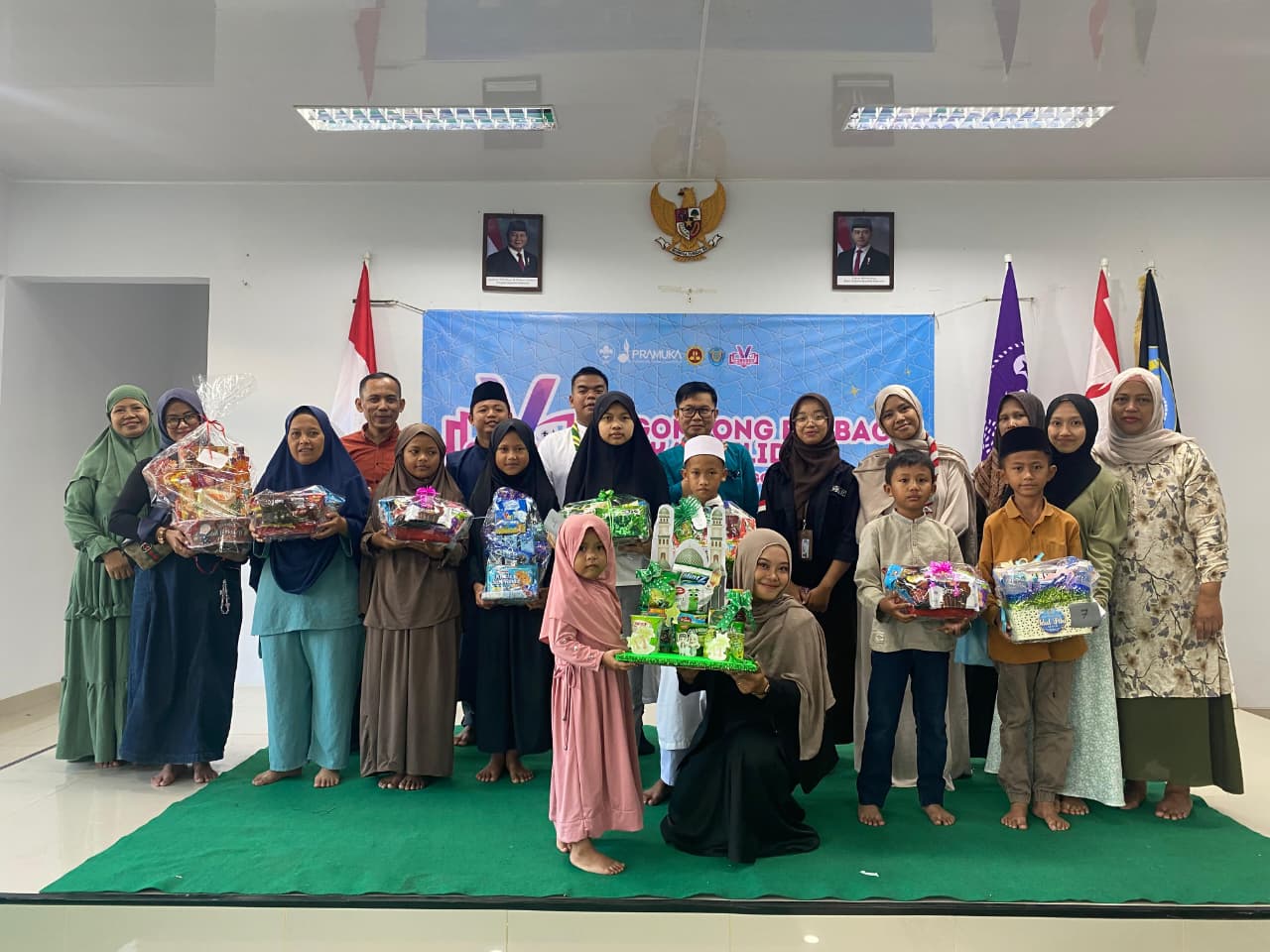 Tebar Kepedulian di Bulan Ramadan, Kwarran Cigombong Gelar Santunan Anak Yatim dalam CIBEBER Jilid V