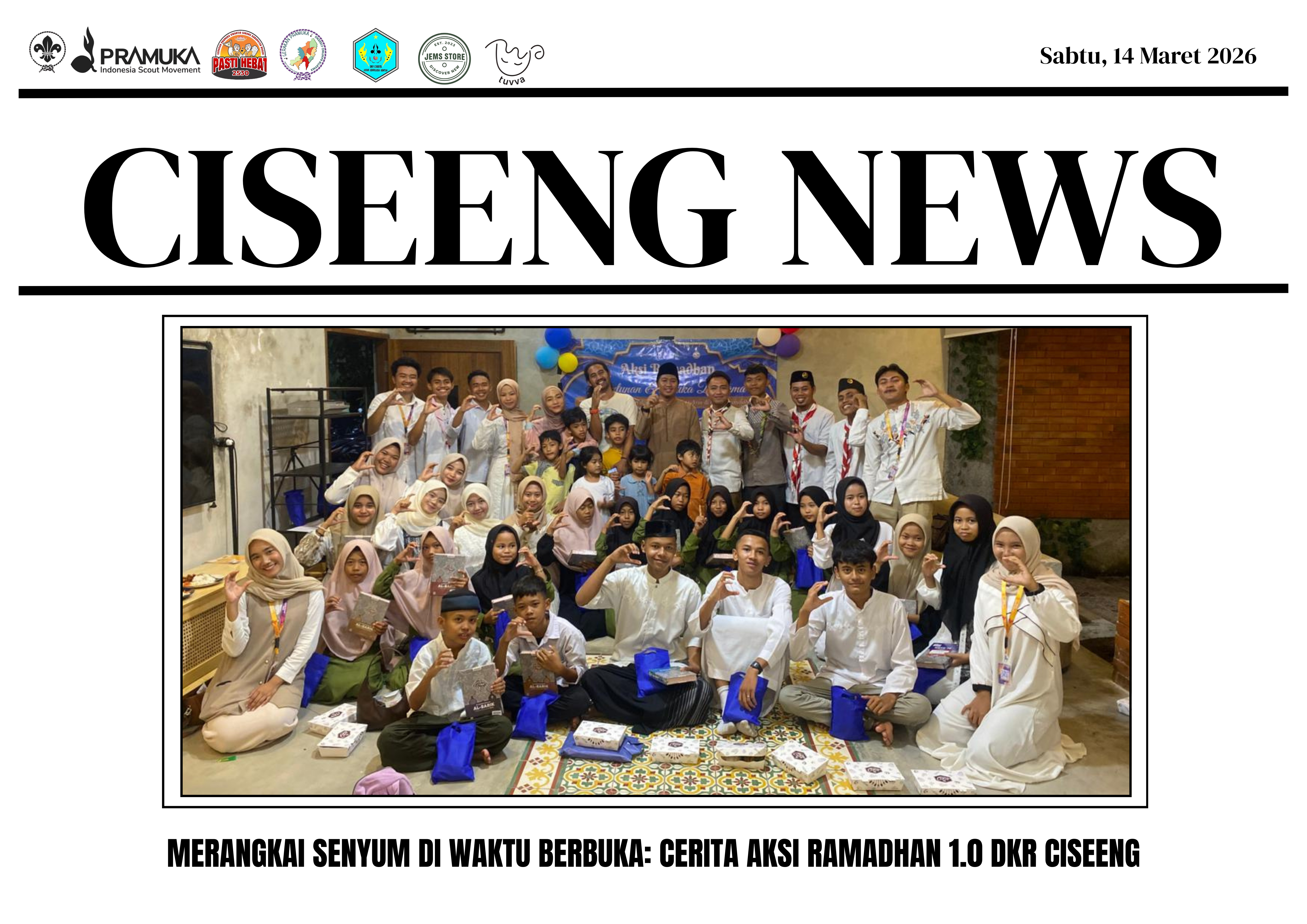 Merangkai Senyum di Waktu Berbuka: Cerita Aksi Ramadhan 1.0 DKR Ciseeng