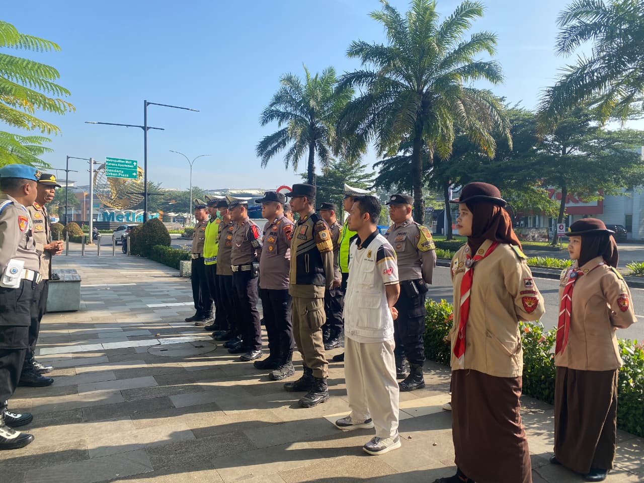 Gerakan Pramuka Kwartir Ranting Cileungsi Gelar PAM Lebaran untuk Dukung Kelancaran Lalu Lintas