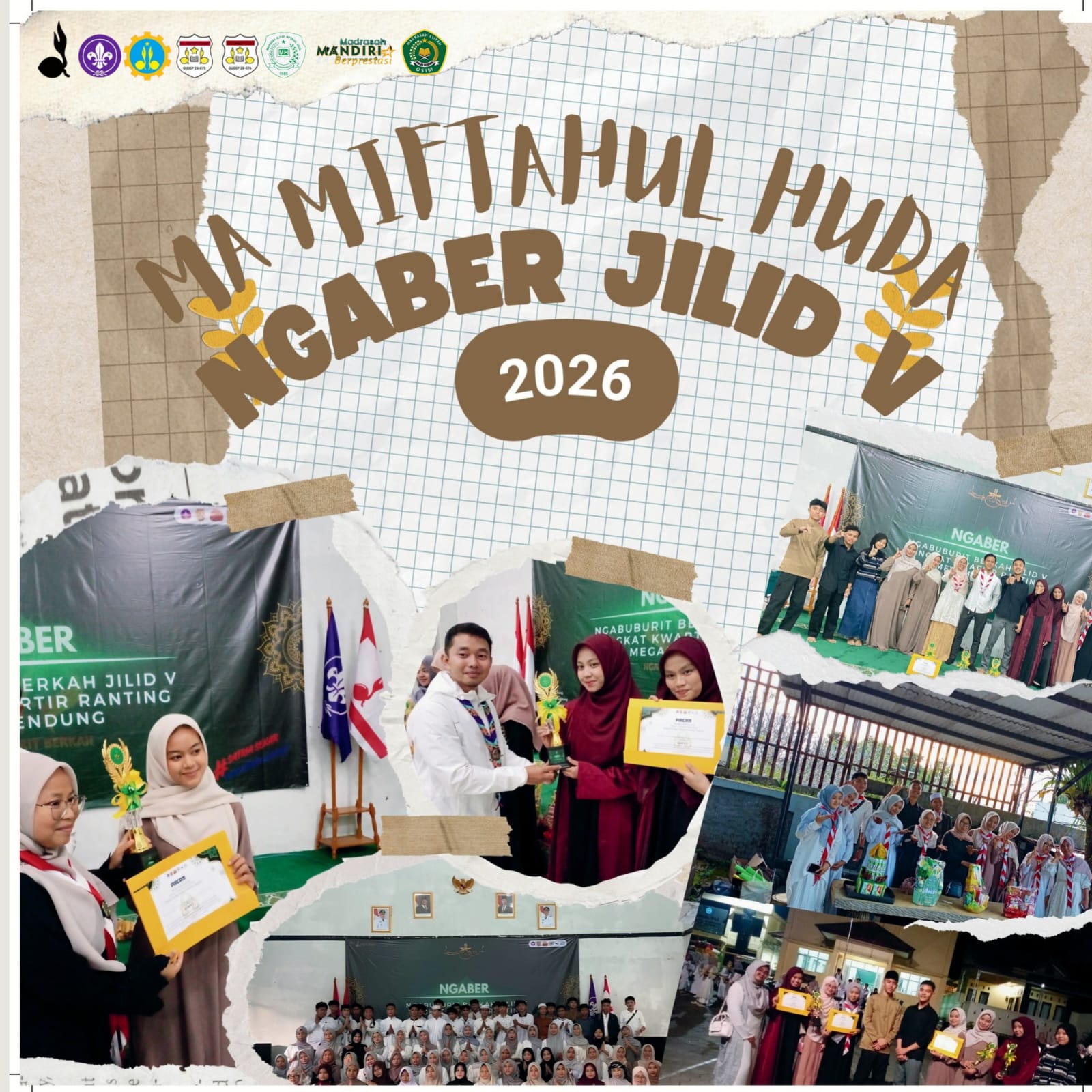 Keceriaan Ramadhan, Pramuka MA Miftahul Huda Ramaikan Ngaber V 2026