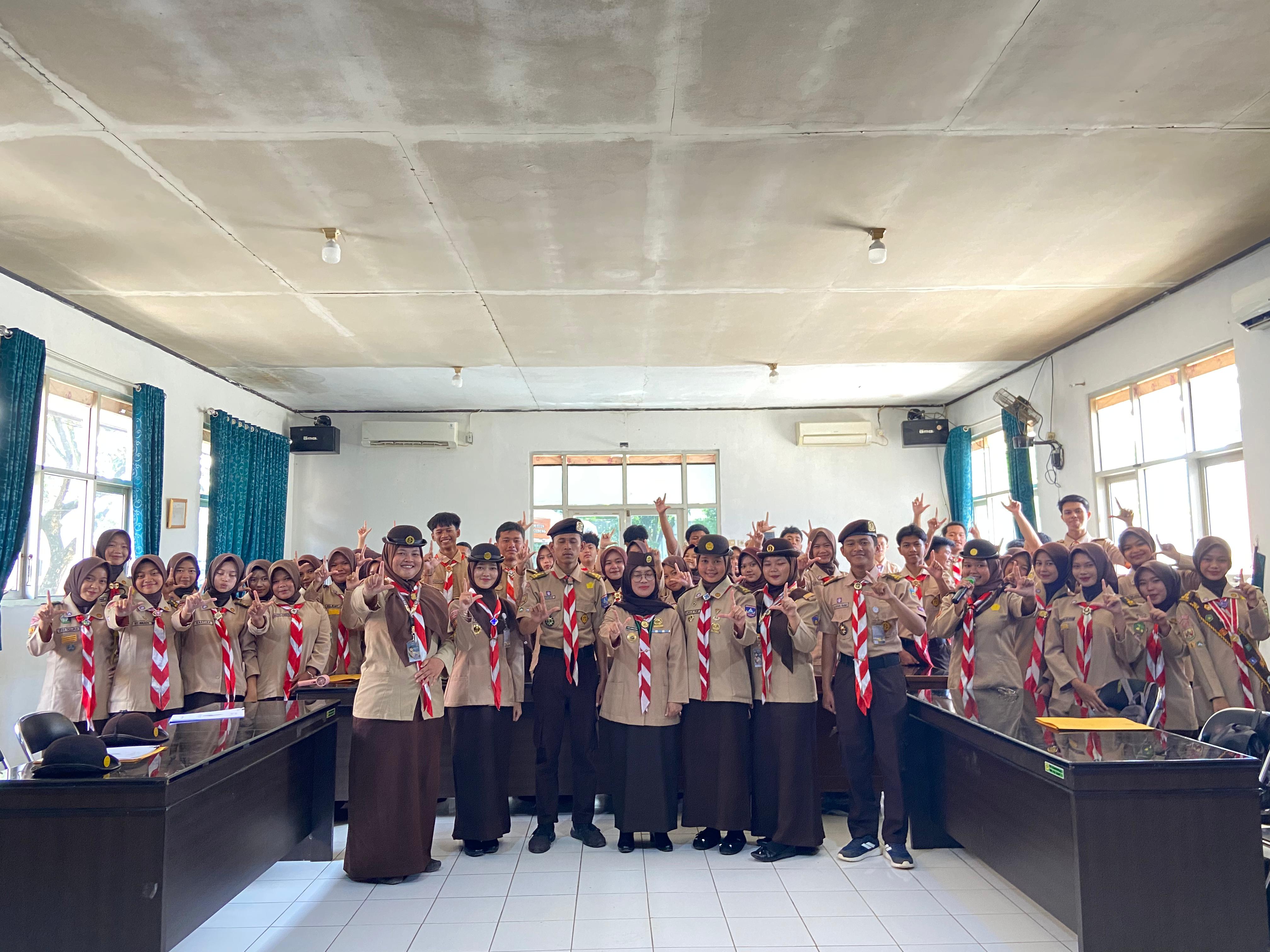DKR Leuwisadeng Sukseskan Sidang Paripurna Ranting Kwartir Ranting Leuwisadeng