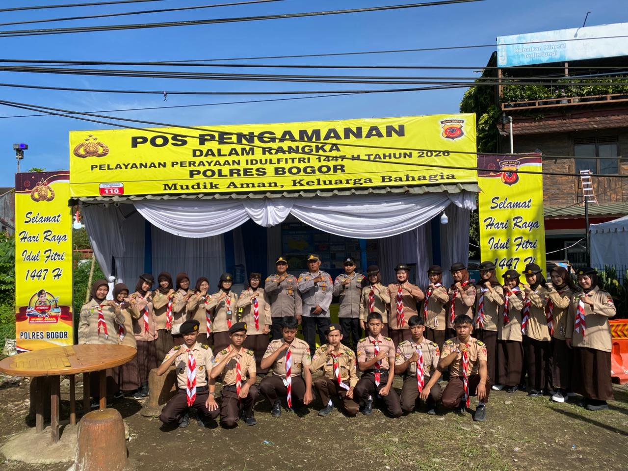 KWARAN CIGOMBONG GELAR KARYA BAKTI LEBARAN 2026, WUJUD NYATA PENGABDIAN PRAMUKA KEPADA MASYARAKAT