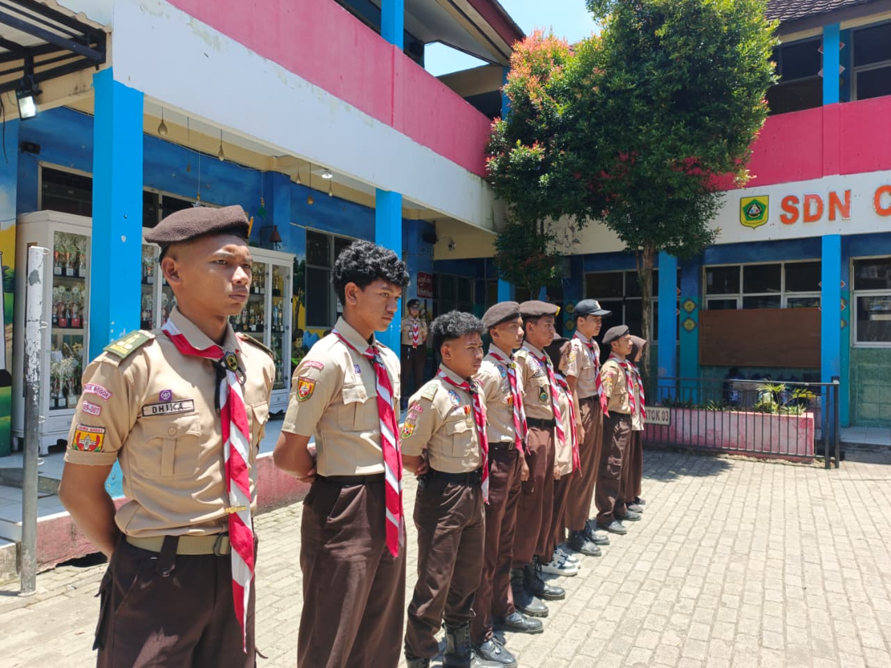 APEL SIAGA PENGAMANAN MUDIK PRAMUKA CIBUNGBULANG