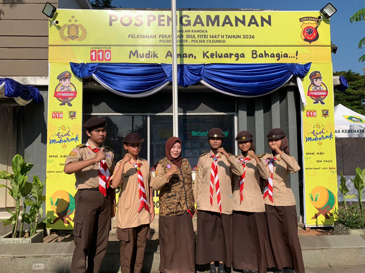 Karya Bakti Lebaran Kwarran Cileungsi Hari kedua