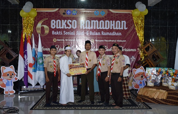 Pramuka SMAN 1 Ciseeng Hasilkan Dana Sebesar Rp. 24.882.000 Untuk Kegiatan Santunan Anak Yatim dan wakaf