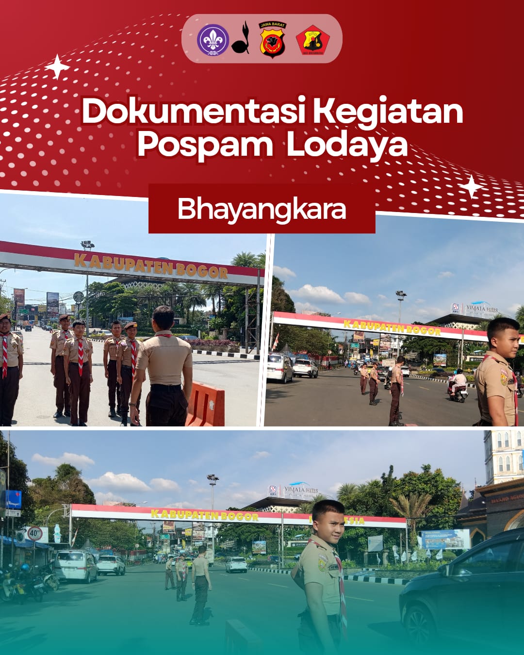 Antusias Saka Bhayangkara dalam Kegiatan Pospam Lodaya