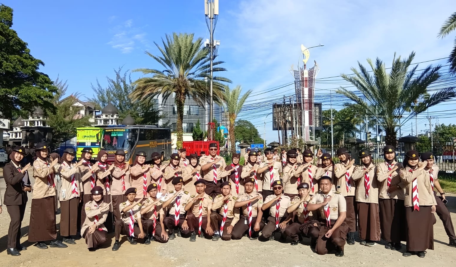 Gas KBL 2026! Pramuka Cigombong Ikut Apel di Megamendung