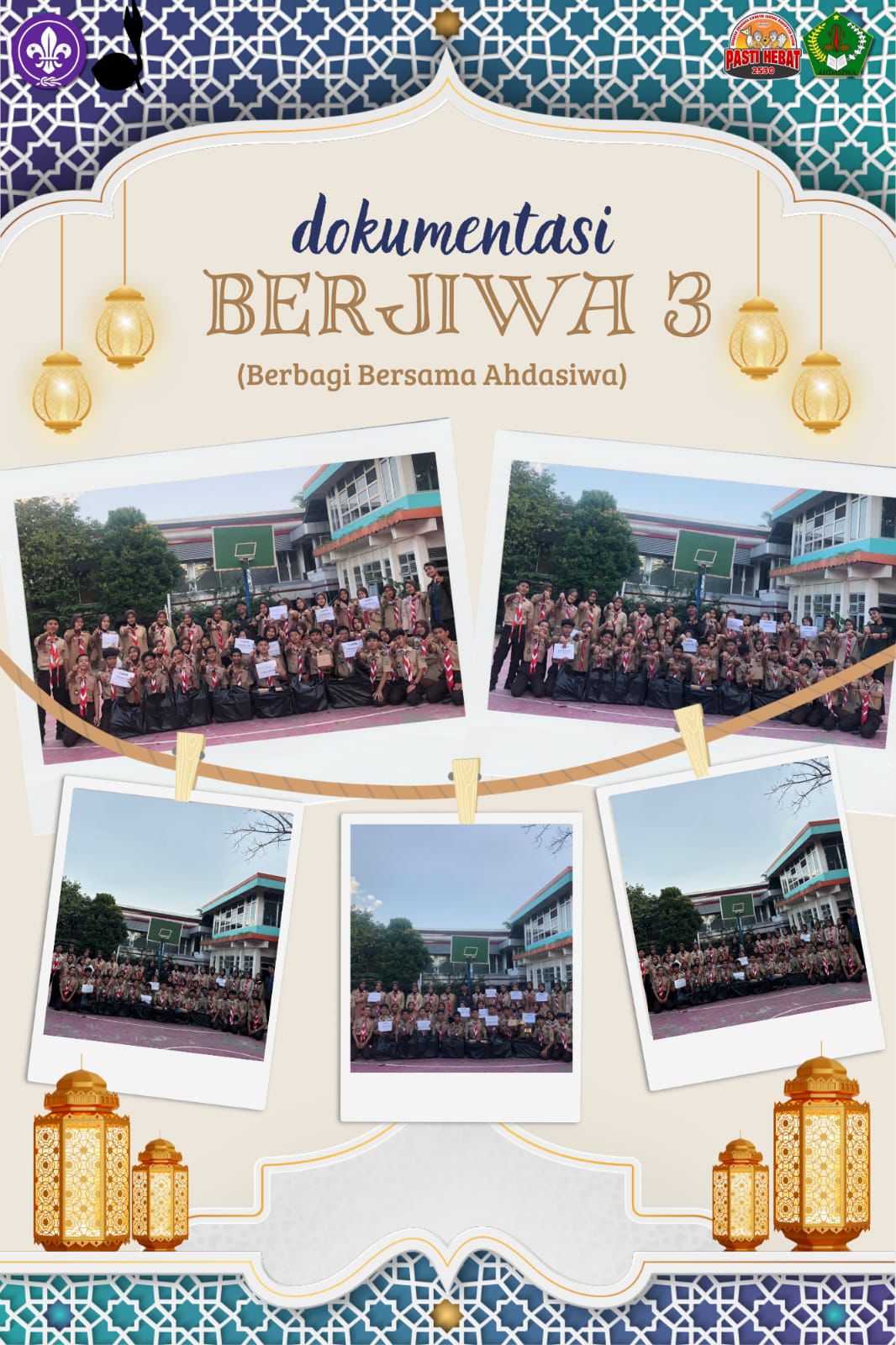 Tebar Kepedulian di Bulan Ramadan, Pramuka SMK Pelita Ciampea Bagikan Takjil untuk Masyarakat