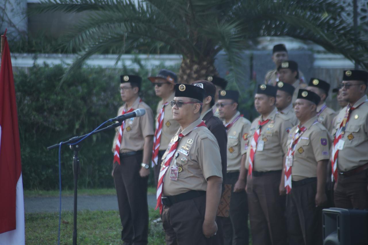 Apel Gelar Pasukan KBL 2026 Digelar di Gadog, Siapkan Relawan Pramuka Layani Masyarakat