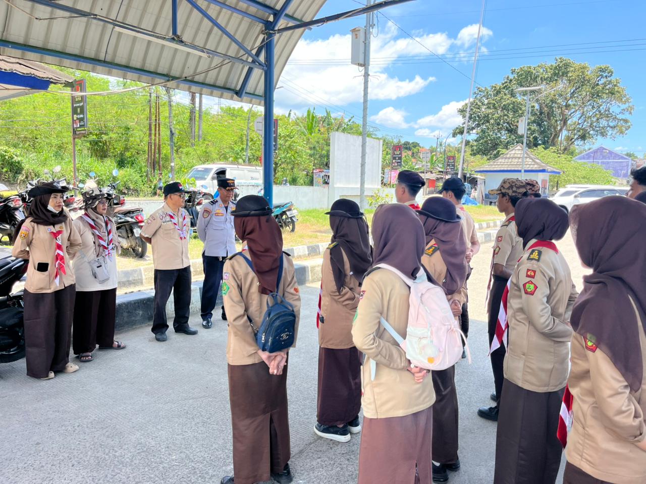 Hari Kedua Kwarran Jasinga Gelar Kegiatan KBL di Pasar Tohaga Jasinga Desa Sipak