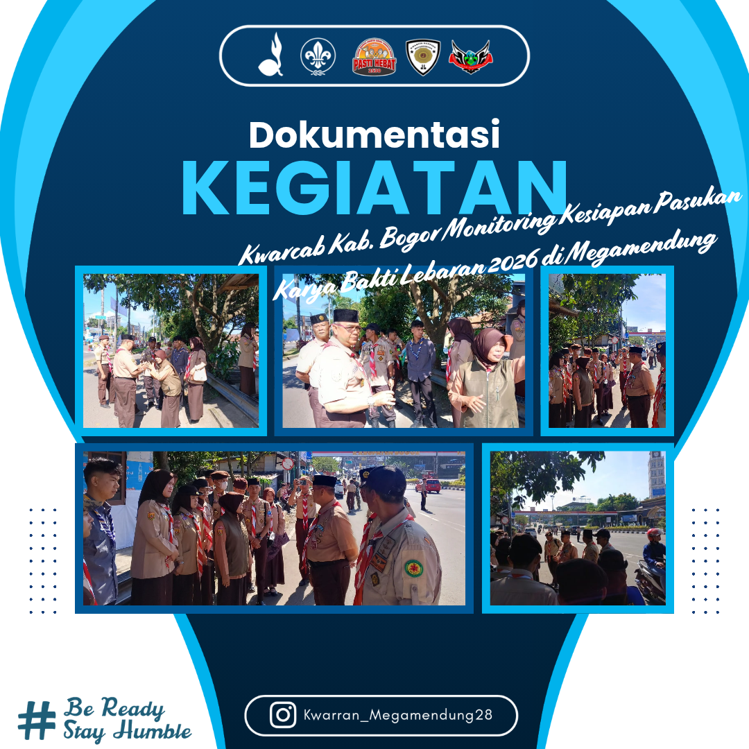 Kwarcab Kab. Bogor Monitoring Kesiapan Pasukan Karya Bakti Lebaran 2026 di Megamendung