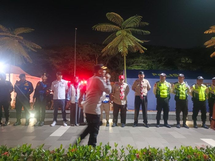 PP Cileungsi Sambut Kunjungan Bupati Bogor Ke Pos PAM