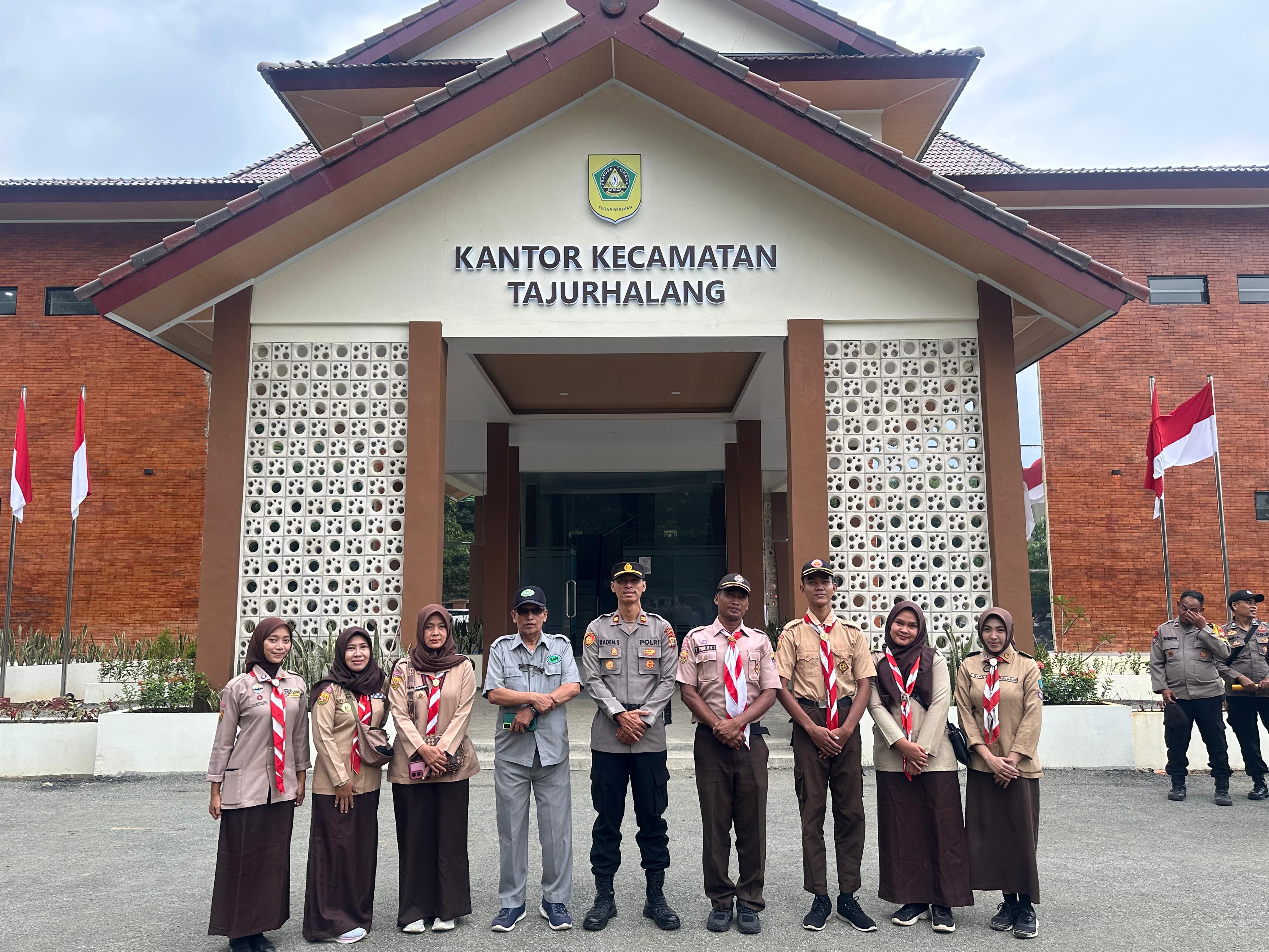 Pramuka Kwarran Tajurhalang Siap Siaga, Ikuti Apel Gelar Pasukan Jelang Idul Fitri 2026