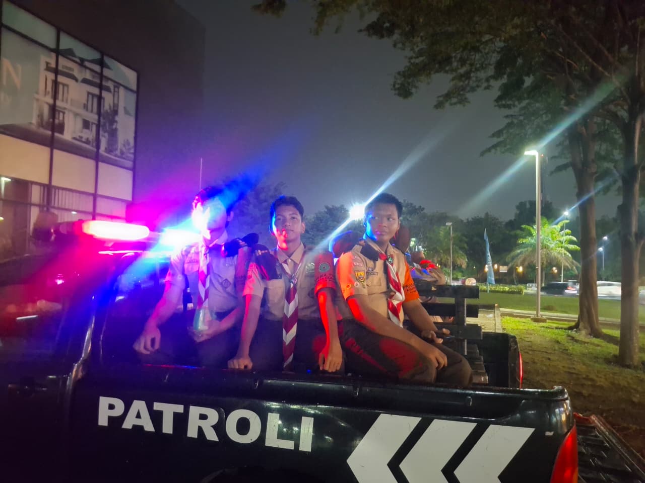 Pramuka Cileungsi Adakan PAM KBL di Malam Takbiran