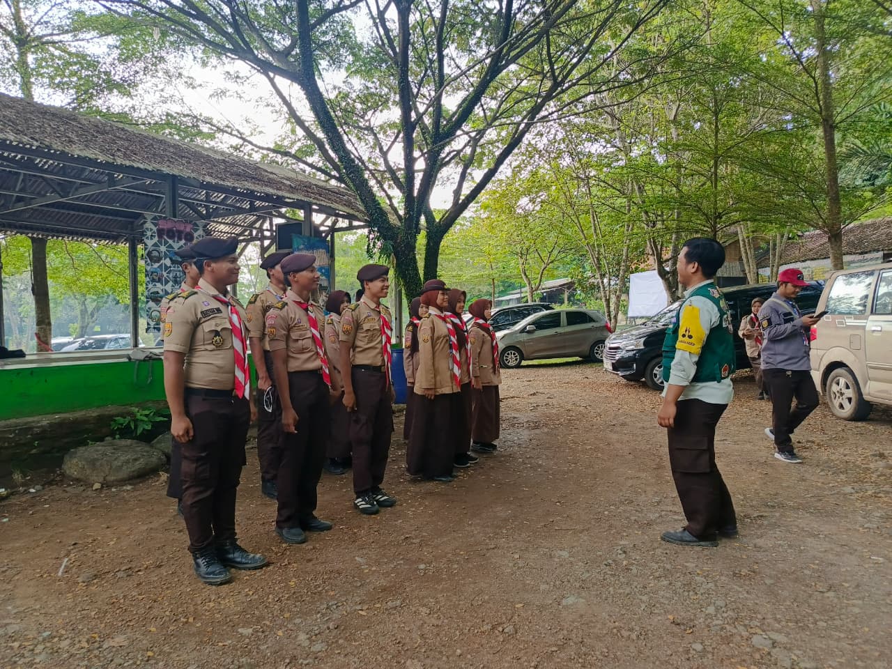 Apel Penutupan Kegiatan Pramuka di Wisata Alam Dago Berlangsung Tertib dan Penuh Semangat