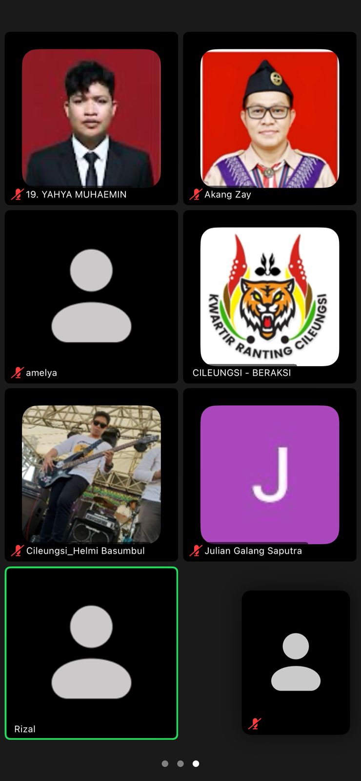 Kwarran Cileungsi Gelar Rapat Persiapan Gladian Pimpinan Barung