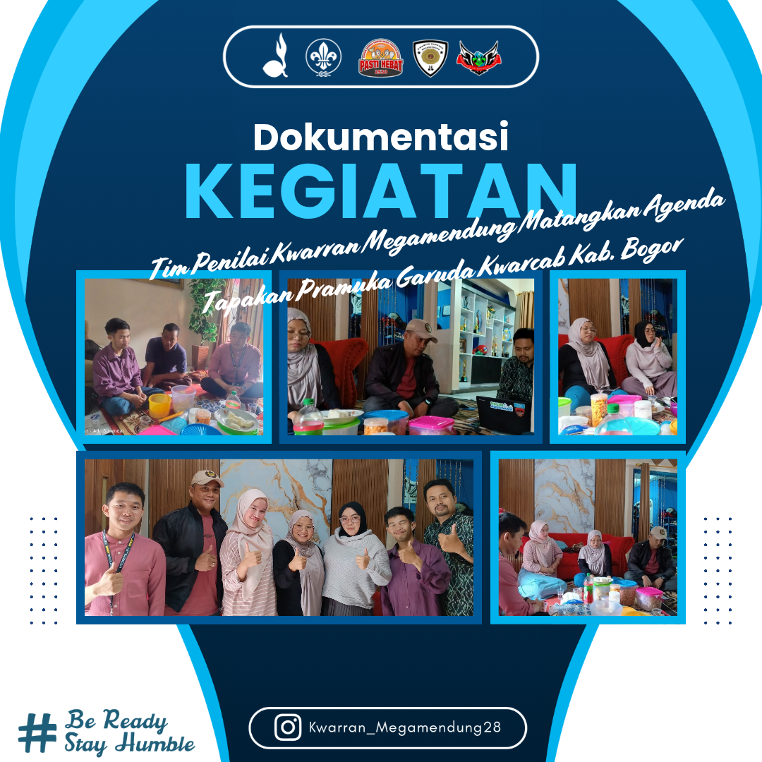 Tim Penilai Kwarran Megamendung Matangkan Agenda Tapakan Pramuka Garuda Kwarcab Kab. Bogor