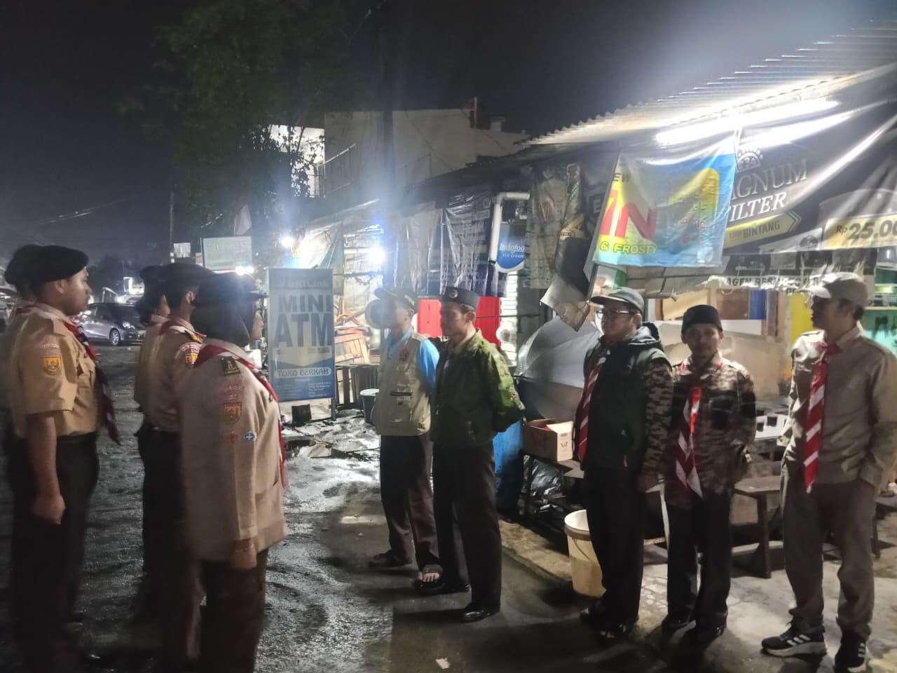 Ketua Kwarran Klapanunggal Berikan Arahan pada Kegiatan Karya Bakti Lebaran 2026