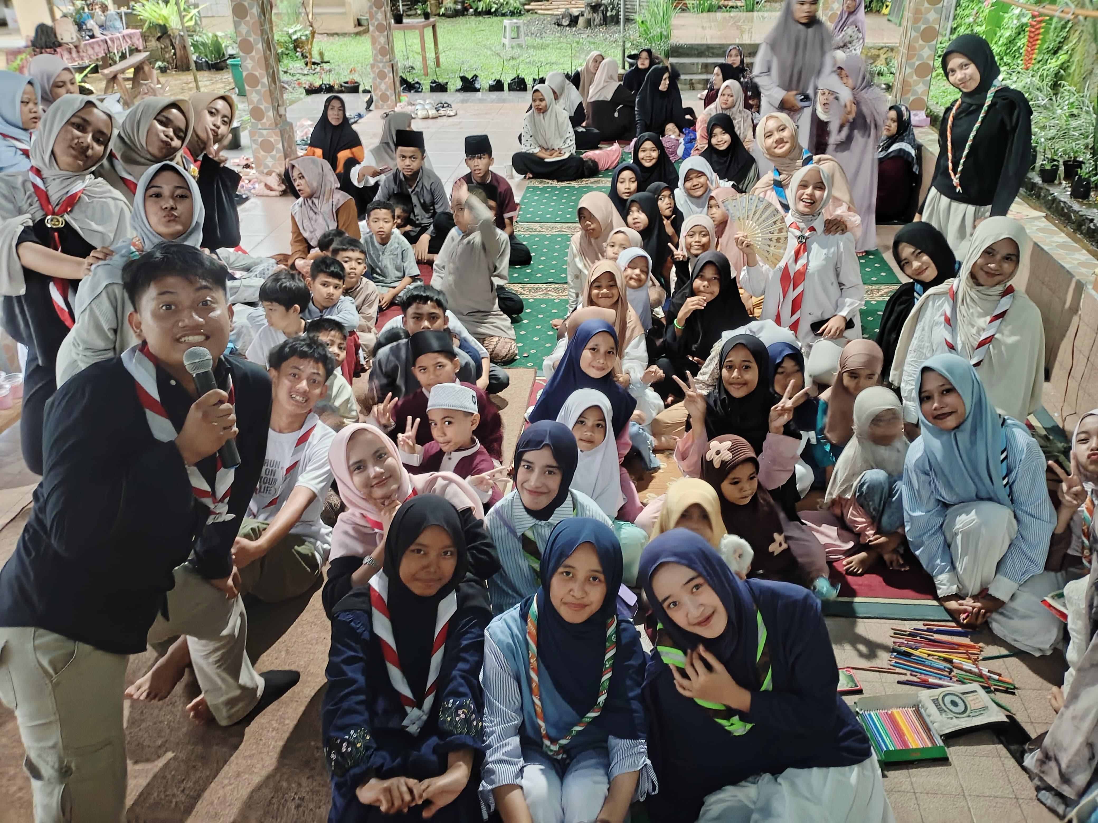 Tebar Kebaikan Usai Ramadhan, Pramuka Shandika Gelar HABISA Bersama Anak Yatim