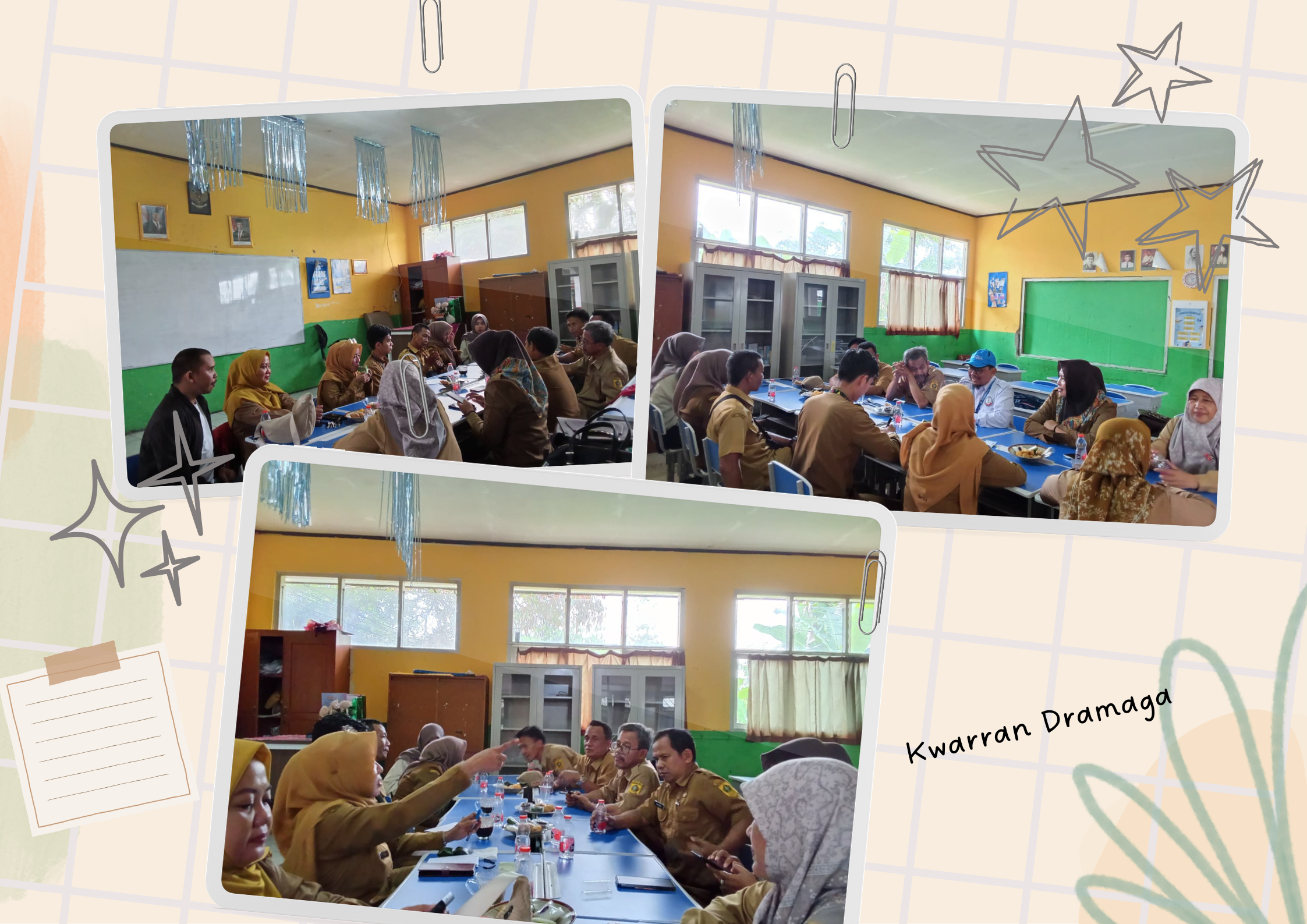 Matangkan Strategi Latgab, Kwarran Dramaga Gelar Rakor di SDN Neglasari 02