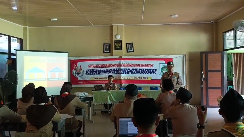 Hari Kedua KMD Penegak, Kwarran Cileungsi Perkuat Kompetensi Pembina Melalui Materi Kepramukaan