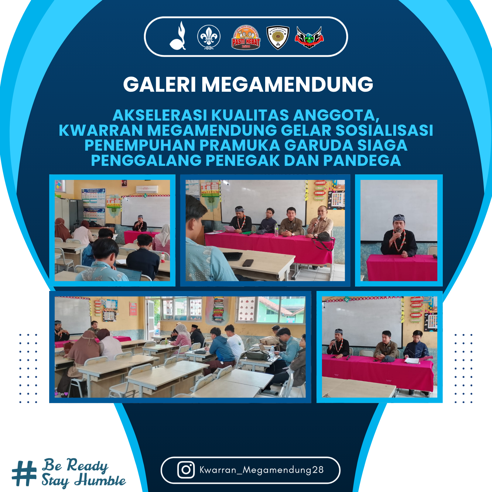 Akselerasi Kualitas Anggota, Kwarran Megamendung Gelar Sosialisasi Penempuhan Pramuka Garuda Siaga Penggalang Penegak dan Pandega
