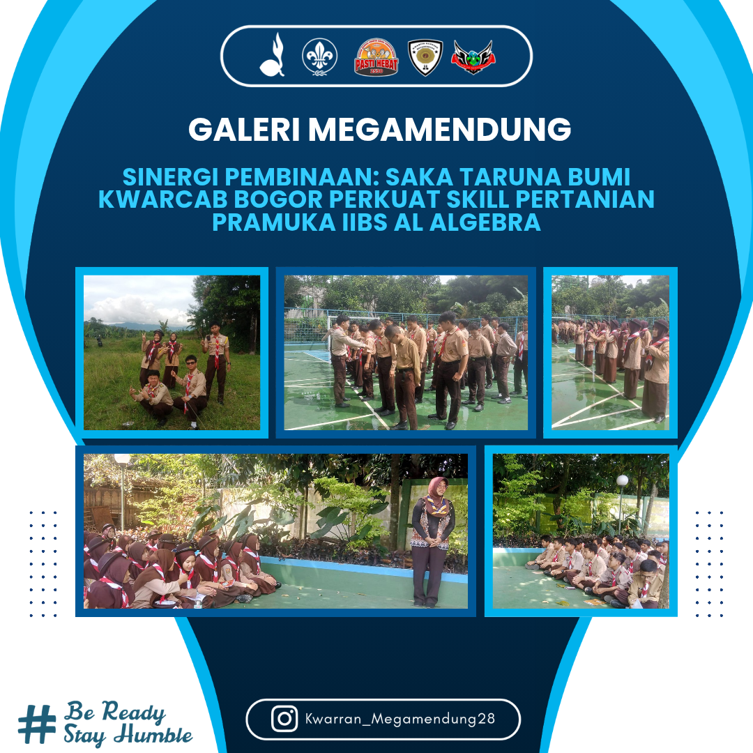 Sinergi Pembinaan: Saka Taruna Bumi Kwarcab Bogor Perkuat Skill Pertanian Pramuka IIBS Al Algebra