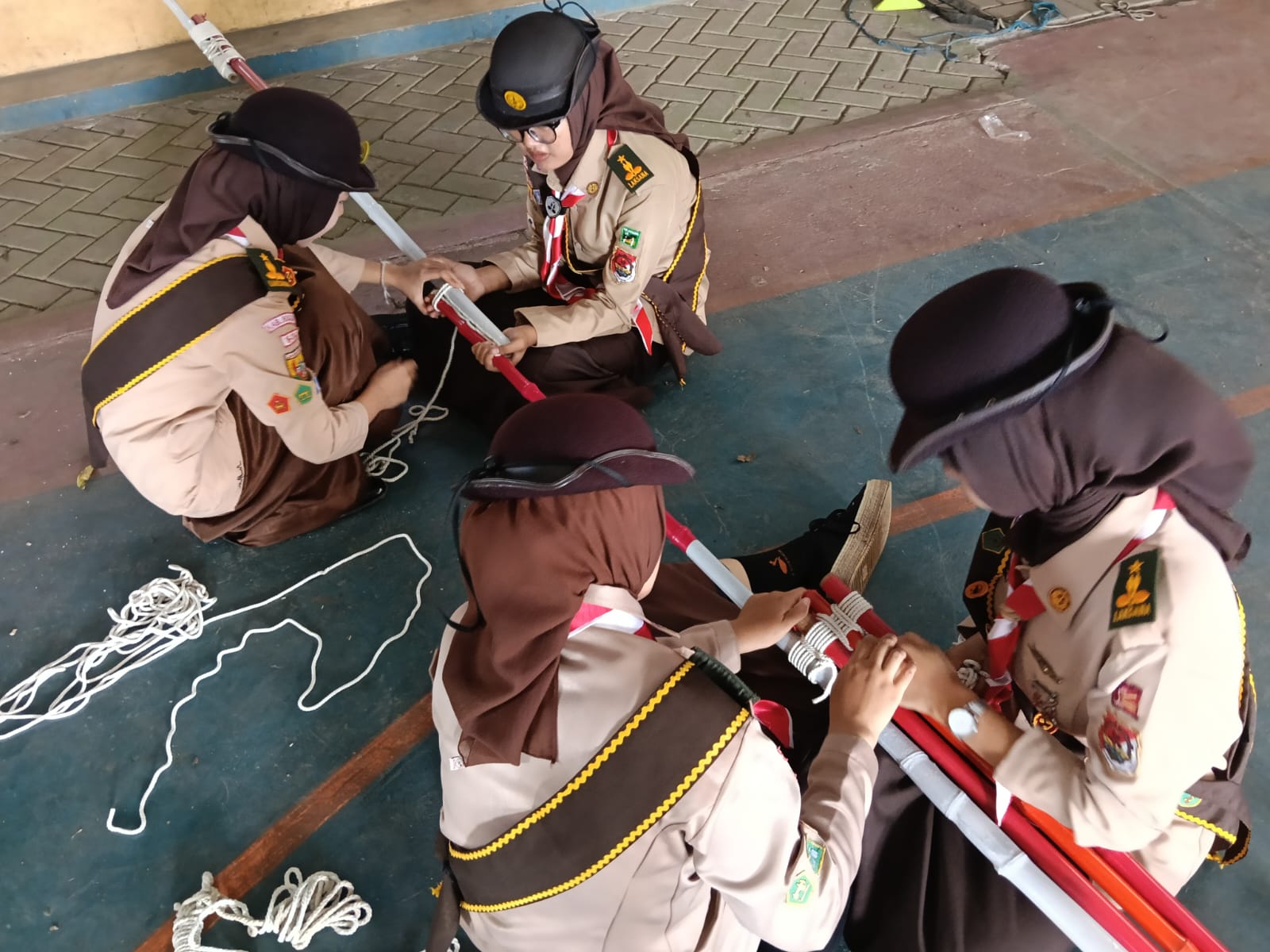 Uji Ketangkasan Pionering, Aksi Keterampilan Pramuka Garuda di Tahap 1 Tahun 2026