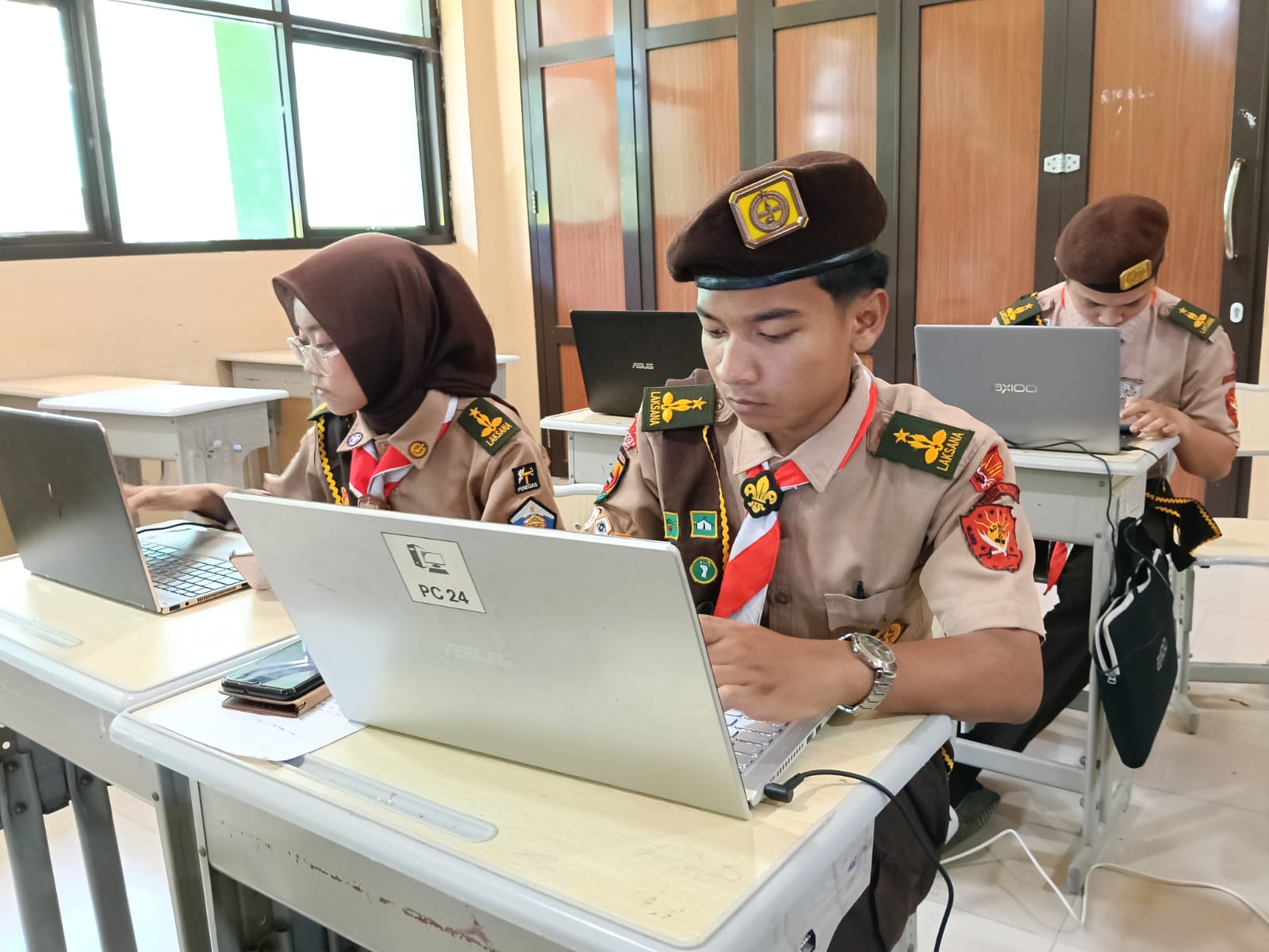 Ujian Komputer Jadi Tantangan Seru di Penilaian Pramuka Garuda 2026 Tahap 1